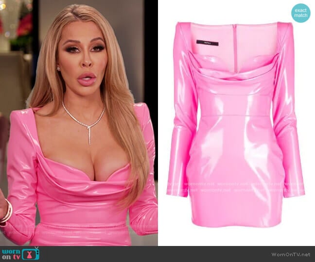 Alex Perry Ruched Mini Dress worn by Lisa Hochstein (Lisa Hochstein) on The Real Housewives of Miami