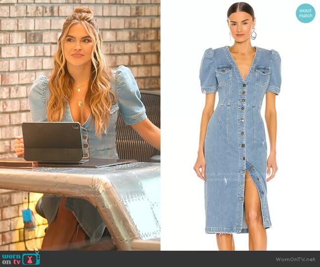 Retrofete Annie Dress worn by Chrishell Stause on Selling Sunset