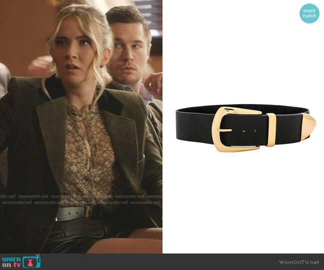 B-Low the Belt Jordana Belt worn by Amanda Carrington (Eliza Bennett) on Dynasty