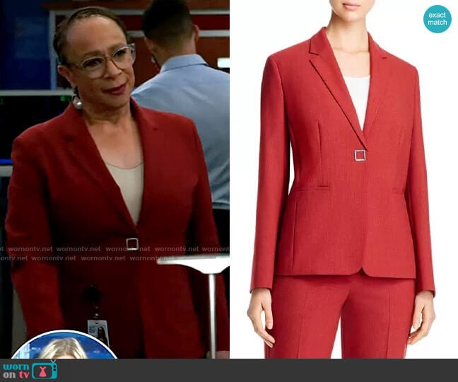 BOSS Julea Blazer worn by Sharon Goodwin (S. Epatha Merkerson) on Chicago Med