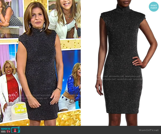 Black Halo By Laurel Berman Ravi Sheath Dress worn by Hoda Kotb on Today
