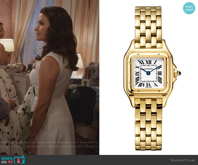 Cartier Panthere de Cartier Watch worn by Charlotte York (Kristin Davis) on And Just Like That