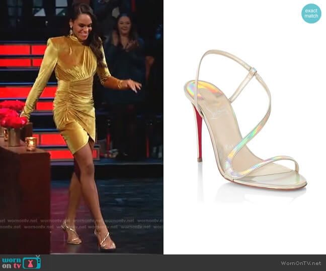Christian Louboutin Rosalie Sandals worn by Michelle Young on The Bachelorette
