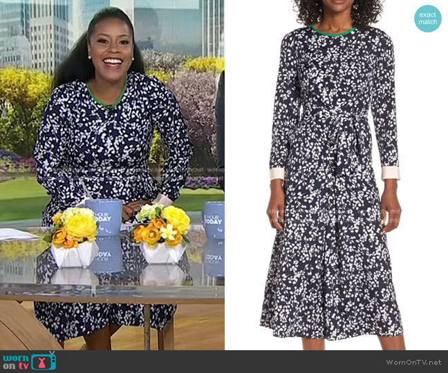 Eliza J Crop Wide Leg Jumpsuit worn by Sheinelle Jones on Today