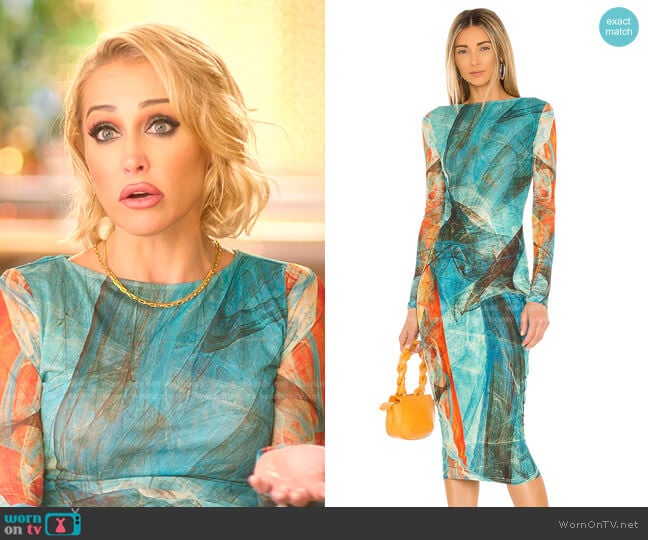 Farai London Delilah Dress worn by Mary Fitzgerald on Selling Sunset