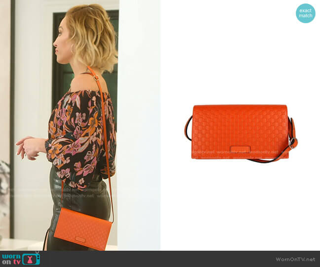 Gucci Micro Disco Crossbody Bag worn by Mary Fitzgerald on Selling Sunset
