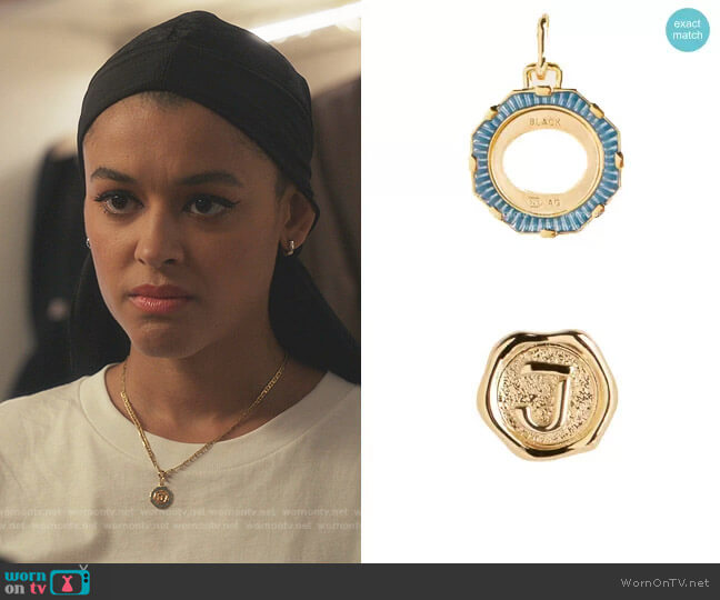 Maria Black Yasmeen Ocean Charm worn by Julien Calloway (Jordan Alexander) on Gossip Girl