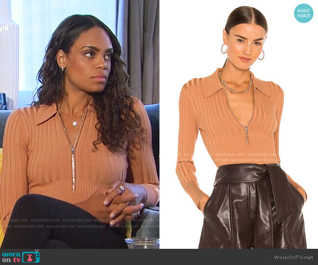 Jonathan Simkhai Emilia Bodysuit worn by Michelle Young on The Bachelorette