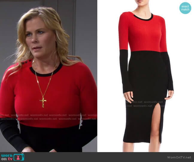 Bailey 44 Lenna Sweater Dress worn by Sami Brady (Alison Sweeney) on Days of our Lives