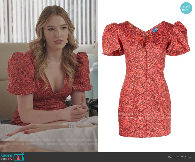 Lhd Pedra Bonita mini dress worn by Kirby Anders (Maddison Brown) on Dynasty