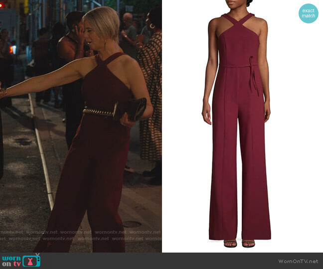 Likely Dash Halter Jumpsuit worn by Miranda Hobbs (Cynthia Nixon) on And Just Like That