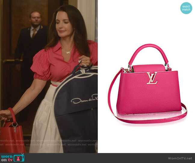 Louis Vuitton Capucines Bag worn by Charlotte York (Kristin Davis) on And Just Like That