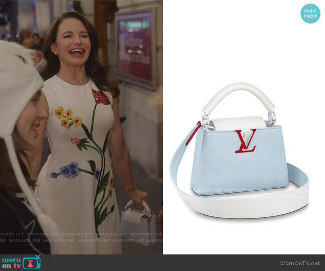 Louis Vuitton Capucines Mini Bag worn by Charlotte York (Kristin Davis) on And Just Like That