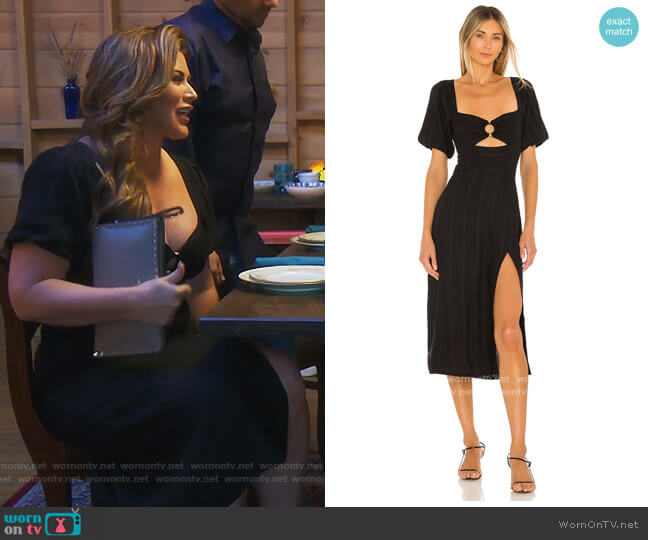L*Space Sienna Dress worn by Emily Simpson on The Real Housewives of Orange County