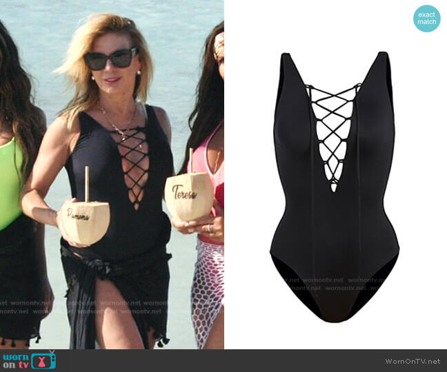 Melissa Odabash Vegas CR Swimsuit worn by Ramona Singer on The Real Housewives Ultimate Girls Trip
