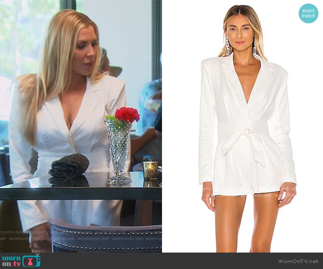 Michael Costello x REVOLVE Harley Romper worn by Dr. Jen Armstrong on The Real Housewives of Orange County