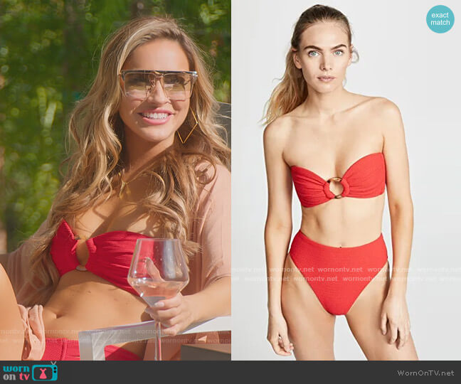 Montce Tori Bikini Top worn by Chrishell Stause on Selling Sunset