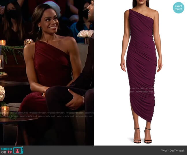 Norma Kamali Diana One-Shoulder Gown worn by Michelle Young on The Bachelorette
