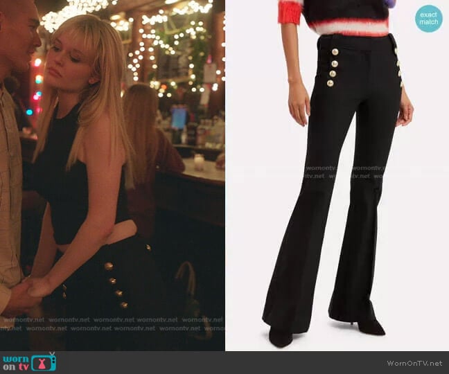 Derek Lam 10 Crosby Robertson Trousers worn by Audrey Hope (Emily Alyn Lind) on Gossip Girl