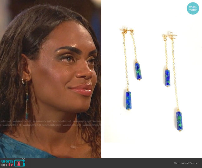 Robyn Rhodes Seer Earrings worn by Michelle Young on The Bachelorette