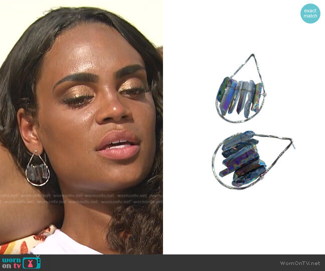 Robyn Rhodes Juniper Earrings worn by Michelle Young on The Bachelorette