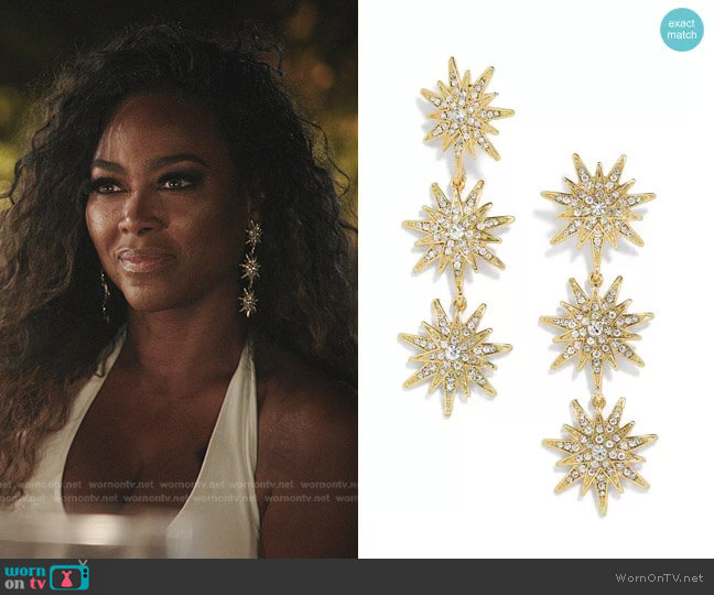 Baublebar Callisto Earrings worn by Kenya Moore on The Real Housewives Ultimate Girls Trip