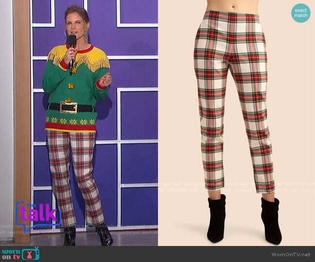 Trina Turk Pop Pant worn by Natalie Morales on The Talk