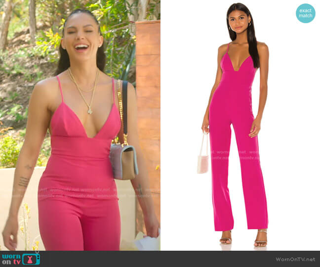 NBD Ventura Jumpsuit worn by Amanza Smith on Selling Sunset