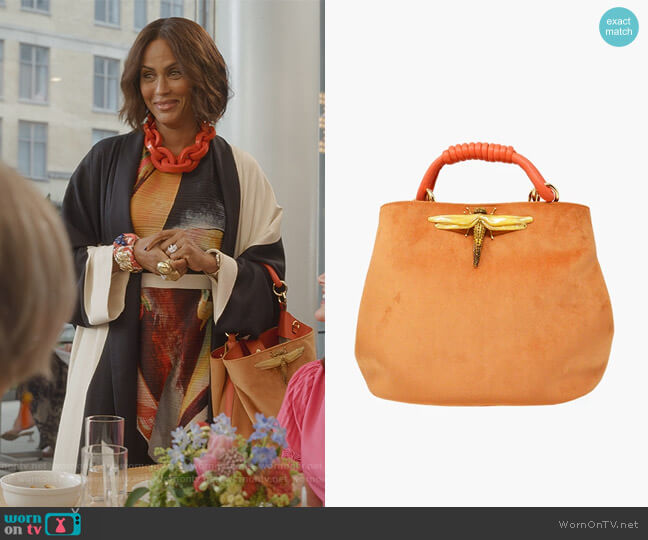 Veronica Silicani Secchiello - Arancio Bag worn by Lisa Todd Wexley (Nicole Ari Parker) on And Just Like That