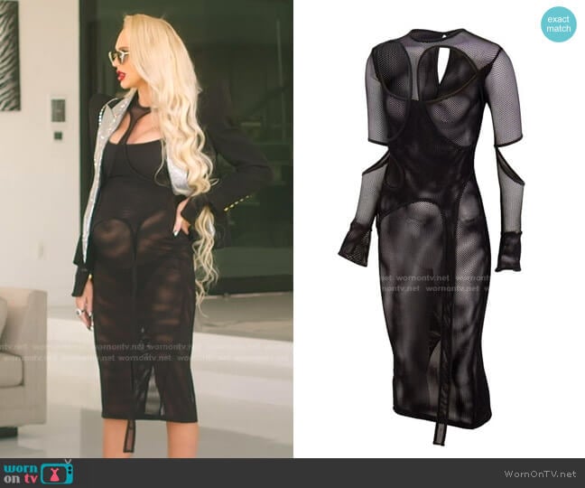 Westly Johns Evita Dress worn by Christine Quinn on Selling Sunset