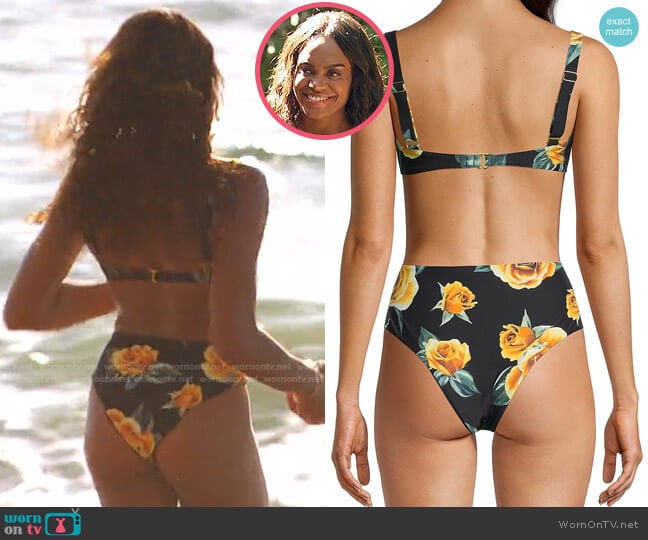 WeWoreWhat Riviera Bikini Bottom worn by Michelle Young on The Bachelorette