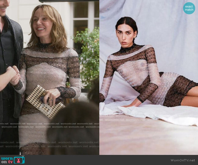 Weinsanto 2021 Fall Winter Collection worn by Sylvie (Philippine Leroy-Beaulieu) on Emily in Paris