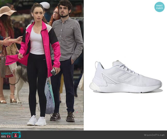 Adidas Response Super Running Shoes worn by Emily Cooper (Lily Collins) on Emily in Paris