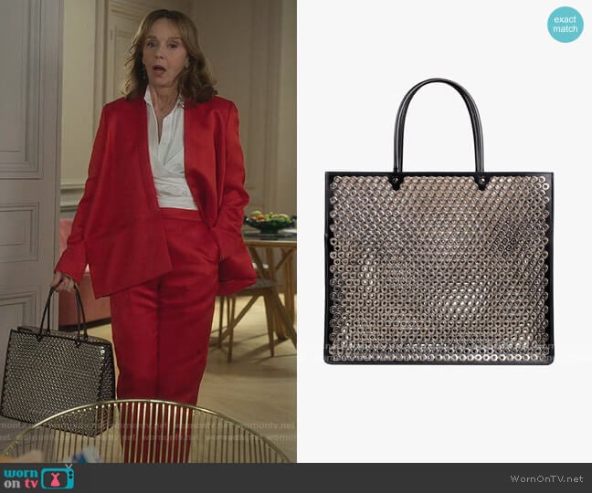 Alaia Garance 36 Tote worn by Sylvie (Philippine Leroy-Beaulieu) on Emily in Paris