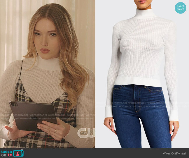 Alice + Olivia Lanie Sweater worn by Kirby Anders (Maddison Brown) on Dynasty