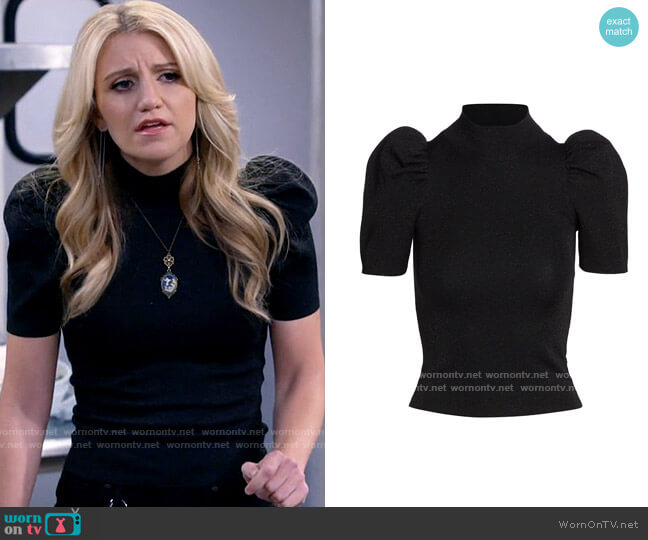 Alice + Olivia Issa Top worn by Gina Dabrowski (Annaleigh Ashford) on B Positive