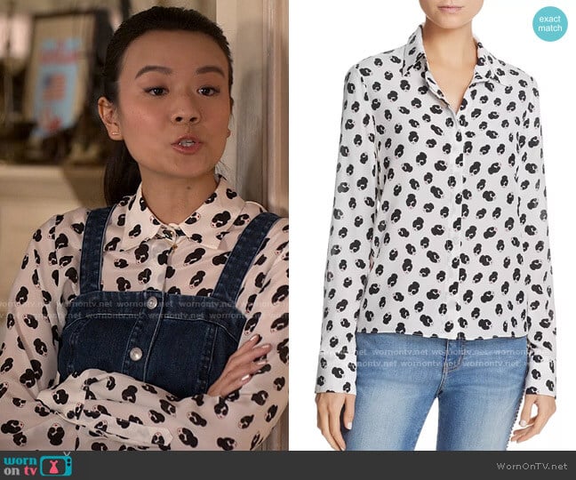 Alice + Olivia Willa Stace Face Shirt