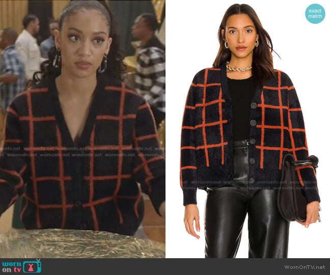 All Saints Jilly Cardigan worn by Olivia Baker (Samantha Logan) on All American