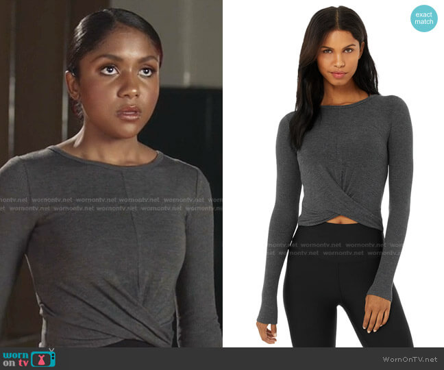 Alo Yoga Cover Long Sleeve Top