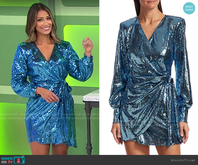 Andamane Carly Sequin Dress worn by Manuela Arbeláez on The Price is Right