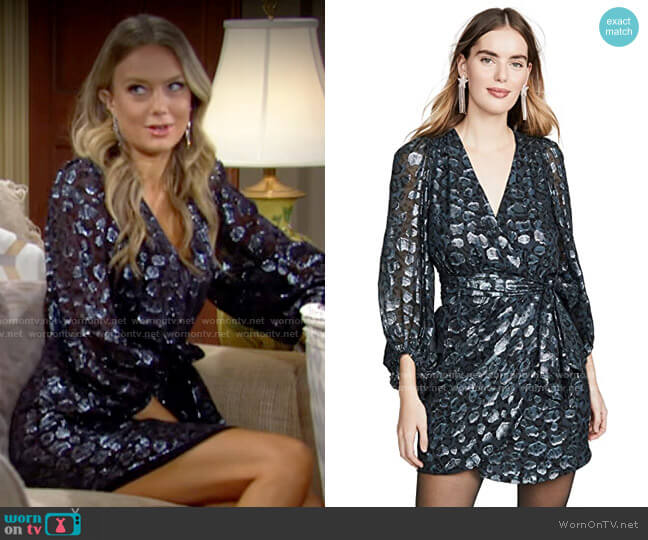 ba&sh Ginger Dress worn by Abby Newman (Melissa Ordway) on The Young and the Restless