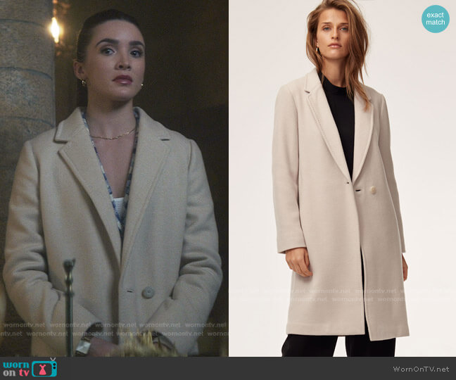 Babaton The Stedman Coat worn by Bess (Maddison Jaizani) on Nancy Drew