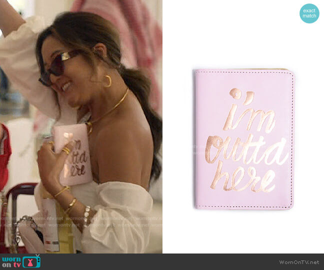 ban.do The Getaway Passport Holder in I'm Outta Here worn by Mindy Chen (Ashley Park) on Emily in Paris