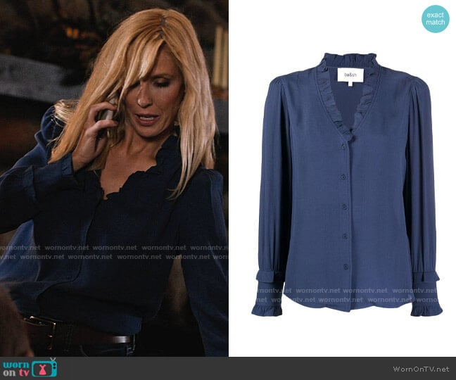 ba&sh Unity Blouse worn by Beth Dutton (Kelly Reilly) on Yellowstone