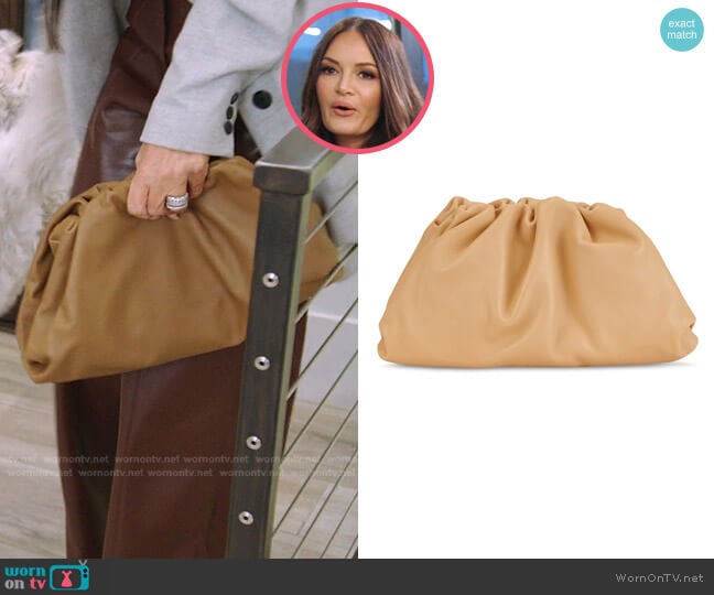 Bottega Veneta The Pouch worn by Lisa Barlow on The Real Housewives of Salt Lake City