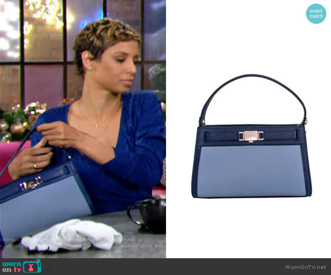 Buti Olivia 26 Calfskin Alce Embossed worn by Elena Dawson (Brytni Sarpy) on The Young and the Restless