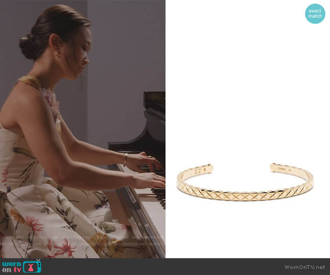Chanel Coco Crush Bracelet worn by Lily Goldenblatt (Cathy Ang) on And Just Like That