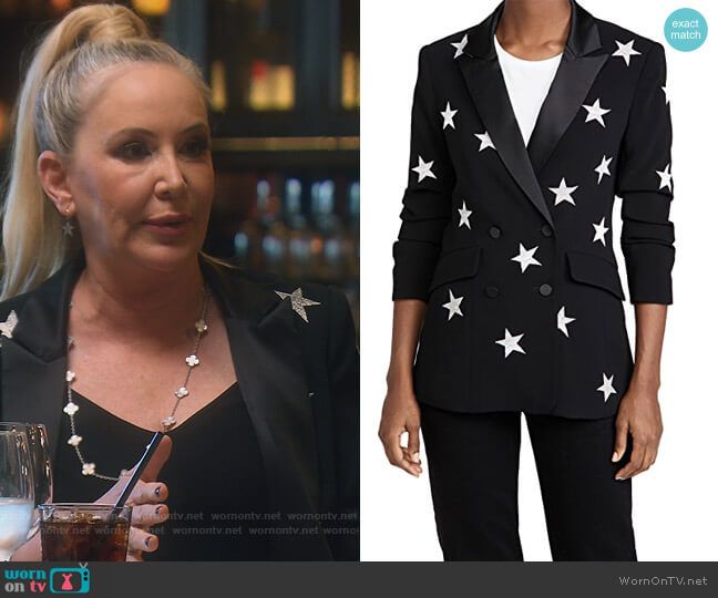 Cinq a Sept Mini Star Lila Blazer worn by Shannon Beador on The Real Housewives of Orange County