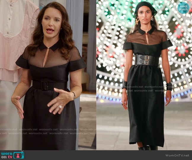 from Dior Cruise 2021 Collection worn by Charlotte York (Kristin Davis) on And Just Like That
