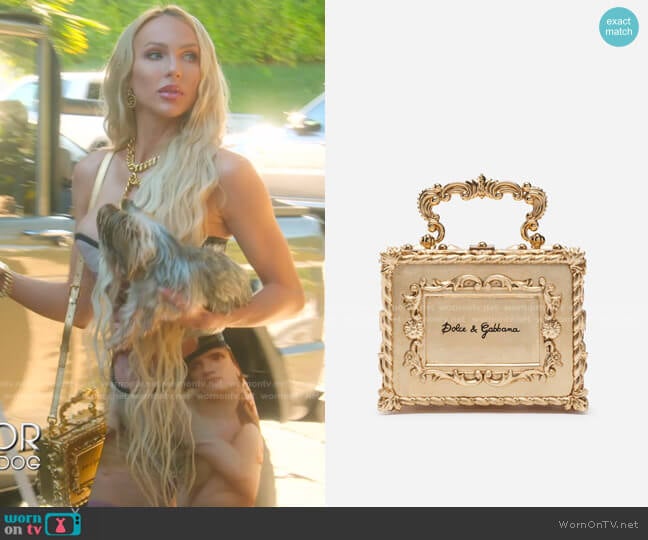 Dolce & Gabbana Dolce Box Regine Bag worn by Christine Quinn on Selling Sunset